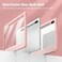 جراب Fintie Hybrid Slim لجهاز Samsung Galaxy Tab S8/Tab S7 مقاس 11 بوصة (موديل SM-X700/X706/T870/T875/T878 مع حامل قلم S Pen، غطاء مقاوم للصدمات مع غطاء خلفي شفاف، لون ذهبي وردي).