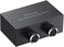 PROZOR RCA Audio Switcher 4(1-In-1(4-Out with Volume Control and Selection Button 4 Way Bi-Directional RCA Switcher Gold-Plated Interface Speaker Switch Box with 1. 5m/4. 9ft RCA Cable for Speaker DVD