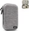 YHENCY Hard Shell Diabetic Supplies Bag Carrying Case Organizer For Diabetes Testing Kit, Blood Glucose Monitor Kit with Meter, Blood Sugar Test Strips, Lancets, Lancing Device, Alcohol Wipe (A-Gray,
