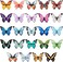 Nezyo 24 Pieces Butterfly Magnetic Bookmarks Magnet Page Markers Foldable Butterfly Page Clip Cute Book Marks for Kids, Students Reading, Office Stationery Supplies, Presents.