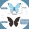Nezyo 24 Pieces Butterfly Magnetic Bookmarks Magnet Page Markers Foldable Butterfly Page Clip Cute Book Marks for Kids, Students Reading, Office Stationery Supplies, Presents.