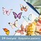 Nezyo 24 Pieces Butterfly Magnetic Bookmarks Magnet Page Markers Foldable Butterfly Page Clip Cute Book Marks for Kids, Students Reading, Office Stationery Supplies, Presents.