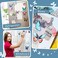 Nezyo 24 Pieces Butterfly Magnetic Bookmarks Magnet Page Markers Foldable Butterfly Page Clip Cute Book Marks for Kids, Students Reading, Office Stationery Supplies, Presents.