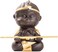 XIZHI Chinese Purple Clay Ceramic Kung Fu Tea Set Monkey King Tea Pet Statue Ornament Gift for Home Office Tea Supplies.