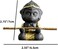 XIZHI Chinese Purple Clay Ceramic Kung Fu Tea Set Monkey King Tea Pet Statue Ornament Gift for Home Office Tea Supplies.