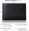 SERMAN BRANDS Mens Slim Bifold Wallet RFID Blocking Minimalist Front Pocket Wallets for Men - ThinStylish, Modern Black Elite, Slim, Minimalist.