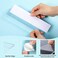 Jetec 15 Pieces Acrylic Wall Name Plate with 50 Pieces Double Sided Foam Tape Clear Door Name Platel Frame Horizontal Acrylic Wall Name Sign Holder for Office Cubicles Store Classroom, 2 x 5 Inch.