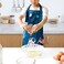 DEABOLAR Kids Apron for Boys, Unisex Apron With Adjustable Neck strap, Kitchen Bib Apron for Cooking Painting Baking.