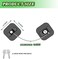 Mr Chen Refrigerator Door Locks，2 PCS Fridge Lock with 4 Keys and Strong Adhesive Child Safety Locks Set for Appliances Kitchen Cabinets Fridge Door Refrigerator Cabinet Drawer（Black 2Pack.