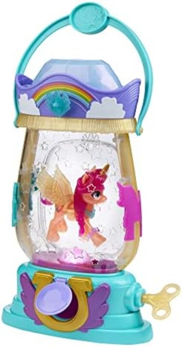 My Little Pony: A New Generation Movie Sparkle Reveal Lantern Sunny Starscout - Light Up Toy with 25 Pieces, Surprise Reveals for Kids.
