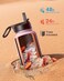 Coolflask 32 oz Water Bottle with StrawSpout Lid, Insulated Water Bottle 1/4 Gallon Wide Mouth , Sweat-Proof BPA-Free Keep Cold Up to 48 Hrs or Hot Up to 24 Hrs, Bubblegum Princess.