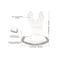 EZARC Oscillating Multi Tool Swing Diamond Blades, Diamond Oscillating Tool Blade, Mortar Cutting Saw Blades for Grout Removal DO57S, 3-Pack.