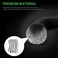 iPower Flexible 4 Inch 25 Feet Aluminum Ducting 4 Layer Protection Dryer Vent Hose for HVAC Heating Cooling Ventilation and Exhaust, 2 Clamps Included, PVC 4 in 25ft, Black.