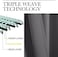 NICETOWN Blackout Curtains Panels for Bedroom - 3 Pass Microfiber Noise Reducing Thermal Insulated Solid Ring Top Blackout Window Drapes (2 Panels, 55 x 86 Inch, Gray.