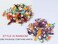 Dong Huang 40pcs Miniature Mini Fake Beer Bottles Toys, Mixed Wine Drinks Decoration Beer Glass Model, Beer Can Beer Bottle Models for Fairy Garden Pub Bar Dolls House Tableware Decoration.