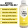 Godora Glass Cutting Oil, Suitable for All Glass Cutting Tools, 4 Ounces Glass Cutter Oil is Used for Cutting Glass, Stained Glass, Glass Bottles, Tiles and Mirrors.