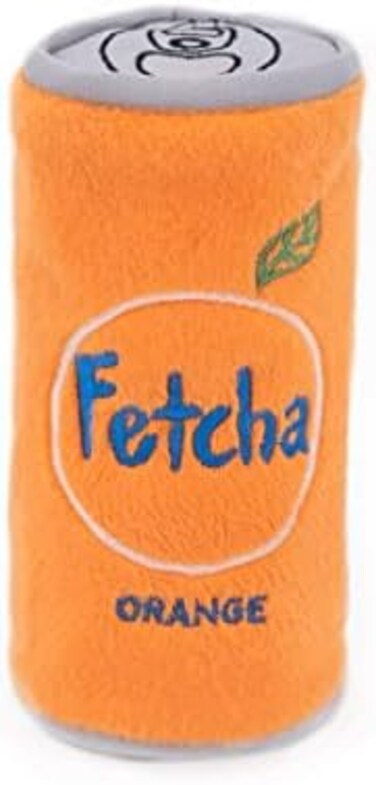 ZippyPaws - Squeakie Can Dog Toys, Stuffing Squeaker Plush Beverage Dog Toy - Fetcha.