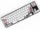 MOLGRIA Keycaps 71 Set for Gaming Mechanical Keyboard, Custom PBT OEM Profile Key caps Japanese Style with Keycap Puller for Cherry MX 71/61 60 Percent Keyboard(Plum Blossom.