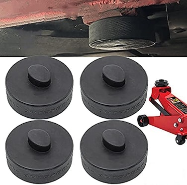 AUTOXBERT 4pcs Rubber Jack Pad Support Point Adapter Jacking Trolly Car Removal Repair Tool for Porsche 911 964 993 996 991 Cayman Boxster.