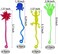 PORAFUK 46 Pieces Vinyl Stretchy Sticky Toys Assorted Novelty Large Sticky Hands, Hammer, Lizards, Skull and Flying Frog for Children Kids Party Favors, Birthdays.