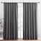 NICETOWN Blackout Curtain Panels for Window - Thermal Insulated Rod Pocket Blackout Drapes/Draperies for Dining Room (2 Panels, W70 x L95 inches, Grey.