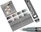 TOOLI-ART Acrylic Paint Pens Gray Tones 22 Assorted Pro Color Series Grey Markers Set 0. 7mm Extra Fine Tip for Rock Painting, Glass, Mugs, Wood, Metal, Canvas, DIY Projects, Non Toxic, Waterbased, Qu