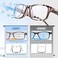 Gaoye 5-Pack Reading Glasses Blue Light Blocking,Spring Hinge Readers for Women Men Anti Glare Filter Lightweight Eyeglasses.