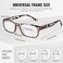 Gaoye 5-Pack Reading Glasses Blue Light Blocking,Spring Hinge Readers for Women Men Anti Glare Filter Lightweight Eyeglasses.