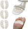 GQTJP Metatarsal Pads,Ball of Foot Cushions for High Heels,Non-Slip Comfortable Foot Pads to Relief Pains All Day,Toe Cushions Pads for Forefoot ( Beige - 3 Pairs.