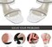 GQTJP Metatarsal Pads,Ball of Foot Cushions for High Heels,Non-Slip Comfortable Foot Pads to Relief Pains All Day,Toe Cushions Pads for Forefoot ( Beige - 3 Pairs.