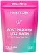 Pink Stork Postpartum Sitz Bath Soak: Dead Sea Salt for Perineal CareCleansing, Postpartum Recovery, Labor and Delivery Essentials, Women-Owned, Unscented, 16 oz.