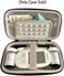 YHENCY Diabetic Supplies Bag Blood Sugar Test Kit Case Organizer For Blood Glucose Monitor/Meter, Diabetes Test Strips, Lancets, Lancing Device, Insulin Pen, Syringes, Pills, Alcohol Wipe (B-Black, La