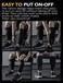 TAVIEW Weightlifting Deadlift Shin Guards, Calf Support Brace 5mm Thick Neoprene for EasyWear Deadlift Shin Guards,Training Pants and Tights, Ultimate Shin Protection.