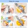Jorest Watch Battery Replacement Kit, Watchmaker Repair Screwdriver, Watch Opening Tool, Watch Strap Replacement,Watch Back Remover, Watch Case Opener, Watch Back Remover Holder, Spring bar, Tweezers.
