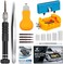 Jorest Watch Battery Replacement Kit, Watchmaker Repair Screwdriver, Watch Opening Tool, Watch Strap Replacement,Watch Back Remover, Watch Case Opener, Watch Back Remover Holder, Spring bar, Tweezers.
