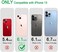 جراب JJGoo متوافق مع iPhone 13، جرابات هاتف شفافة لامعة براقة ماصة للصدمات وواقية، غطاء رقيق ولطيف للنساء والفتيات (6.1 بوصة 2021).