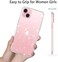 جراب JJGoo متوافق مع iPhone 13، جرابات هاتف شفافة لامعة براقة ماصة للصدمات وواقية، غطاء رقيق ولطيف للنساء والفتيات (6.1 بوصة 2021).