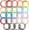 MIKA3D 24 Colors 1. 75mm ABS 3D Pen Printer Filament Refill, Each Color 3. 5m, Total 84m Material, Support for MYNT3D / SCRIB3D Printing Pen, Not Fit 3Doodler Pack with 2 Finger Caps (27abs 3. 5.