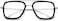 NIDOVIX Non Prescription Clear Lens Fake Glasses for Women Men Retro Round Metal Frame Blue Light Blocking Lens.