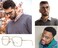 NIDOVIX Non Prescription Clear Lens Fake Glasses for Women Men Retro Round Metal Frame Blue Light Blocking Lens.