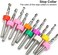 Genmitsu 30pcs PCB Drill Bits Set, 0. 1mm-3. 0mm, 1/8" Shank Spiral Flute CNC Router Bits for Print Circuit Board Jewelry CNC Engraving, PD30A.