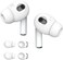 DamonLight 2 Pairs AirPods Ear Tips Silicone Earbuds Cover [Not Fit in The Charging Case][US Patent Registered] Compatible with Apple AirPods 4 (White.