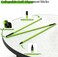 MoKo Golf Alignment Stick, 2 Pack Swing Trainer Tool, 48" Collapsible Alignment Stick Golf Training Aid for Aiming, Putting, Posture Corrector, Golf Practice Sticks with Clear Tube Case.
