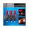 Twidec/3 Gang Rocker Toggle Switch Panel with 12V LED Light Toggle Switch 20A Heavy Duty Racing Car SPST 3Pin ON/Off Red LED Illuminated Switch Plate and Red Waterproof Safety Cover ASW-07DRRMZ-BZ.