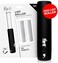 Flint Classic Retractable Lint Roller - Refillable Travel Lint Roller - 90 Sheets (Black.