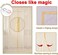 PICK FOR LIFE Dust Barrier, Construction Dust Barrier Magnetic Self-Sealing Door Protection Kit Dust Containment, Reusable, Bathroom/Kitchen/Hallway Remodel, Fit Standard Door Size (4'W x 7. 5'H.