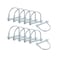 SuperMMarK 12-Count Wire Lock Pins, 1/4 Inch Heavy Duty Safety Coupler Pin Shaft Locking Pto Hitch Pin with Round Arch Wire Retainer for Farm Trailers Lawn Garden.