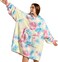 Krifey Wearable Blanket Hoodie, Oversized Sherpa Hooded as Birthday Gifts for Women.