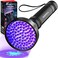 Vansky Black Light UV Flashlights, 2022 Newest 100 LED 395nm Ultraviolet Blacklight Detector for Dog Cat Pet Urine, Dry Stains and Bed Bug, Matching with Pet Odor Eliminator (Ultra Bright.