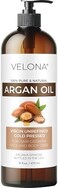 velona USDA Certified Organic Argan Oil - 16 ozMorocco OilStimulate Hair Growth, Skin, Body and Face CareNails ProtectorUnrefined, Cold PressedCap Kit.